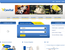 Tablet Screenshot of cevital-recrute.com